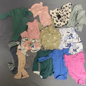 Baby girl Newborn Lot.